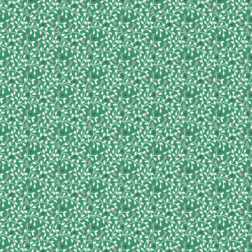 Berry Vines in Emerald from Little Bo by Kimberly Morgan for Cloud9 Fabrics (Due Feb)