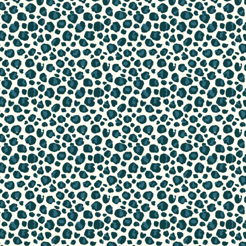 Simple Spots from Bohemian Paradise in Teal by Maria Galybina for Cloud9 Fabrics (Avail Apr)