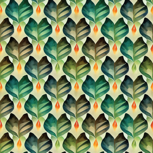 Lantern Leaves from Bali Dreams by Penn Gray Design for Cloud9 Fabrics (Avail Jan)