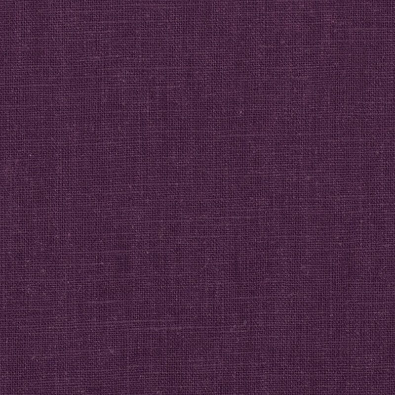 Dark Plum Washed Linen From Carlow By Modelo Fabrics