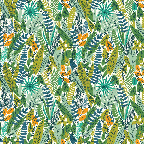 Greenhouse from Bohemian Paradise in Green by Maria Galybina for Cloud9 Fabrics (Avail Apr)