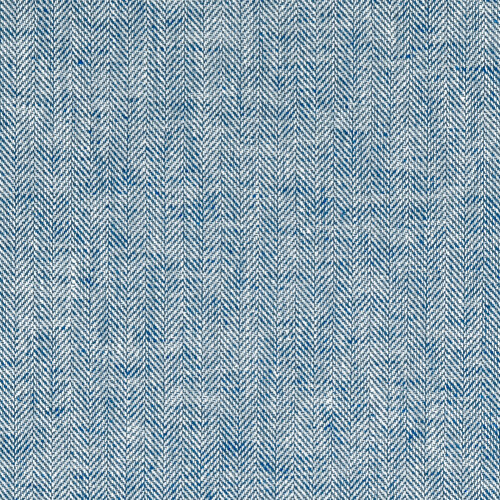 Denim Yarn Dyed Twill Stripe Linen Cotton Blend From Carbury By Modelo Fabrics