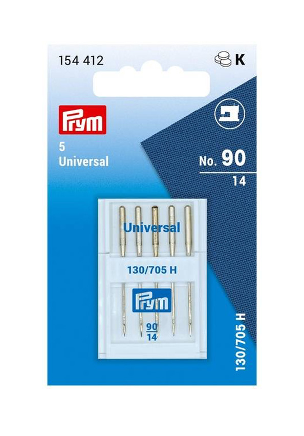 Prym Sewing Machine Needles 130/705 Universal 90/14 5 Pieces