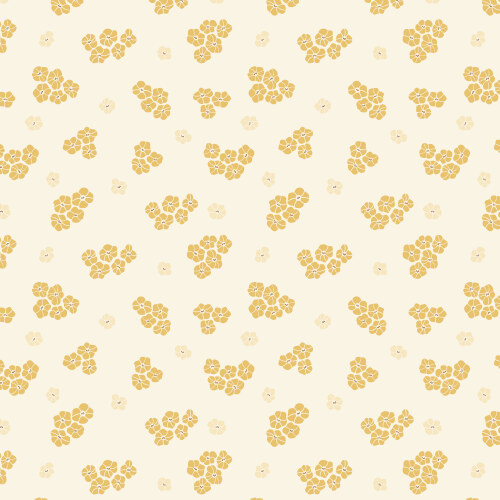 Delightful Ditsy from Florissima in Gold by Juliana Tipton for Cloud9 Fabrics (Avail Apr)