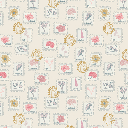 Foral Postage Pearl from Love Letters by Becca Plymale for AGF (Avail Apr)