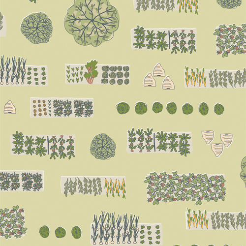 Bird's Eye View from Potager by Sharon Holland for AGF (Avail Mar)