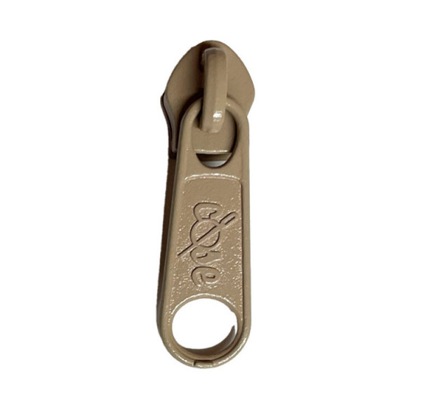 Beige Heavy Duty #5 Non-Lock Zipper Pull Bulk