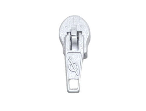 White Standard #3 Pinlock Zipper Pull Bulk