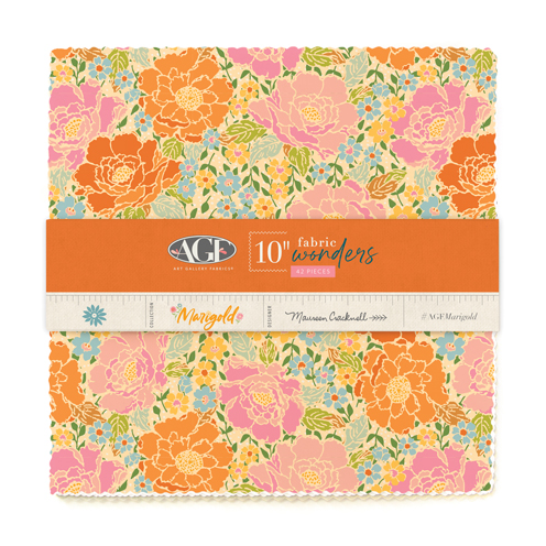 10in Fabric Wonders from Marigold by Maureen Cracknell for AGF (Avail Apr)