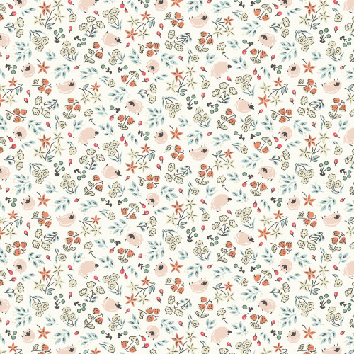 Scattered Flock in Apricot from Little Bo by Kimberly Morgan for Cloud9 Fabrics (Avail Feb)