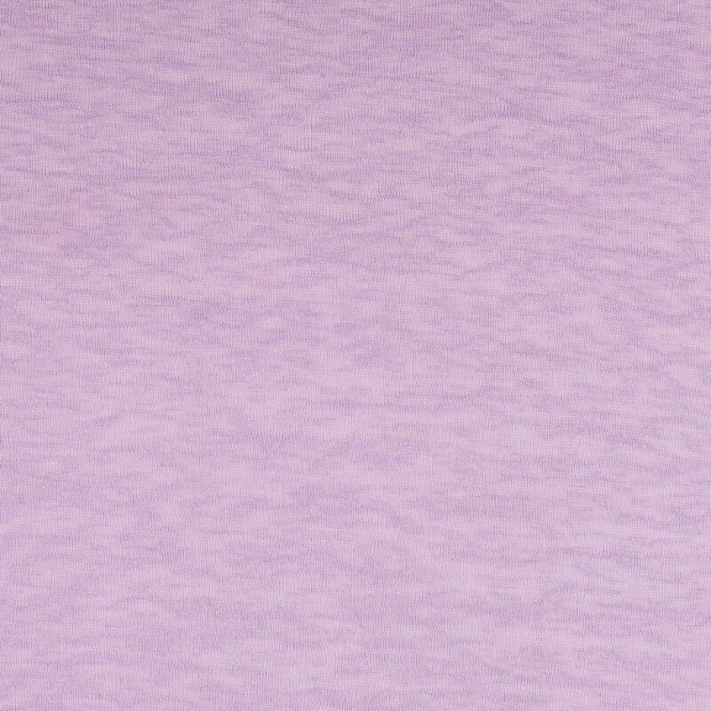 Lavender Slub Viscose Jersey From Adana By Modelo Fabrics