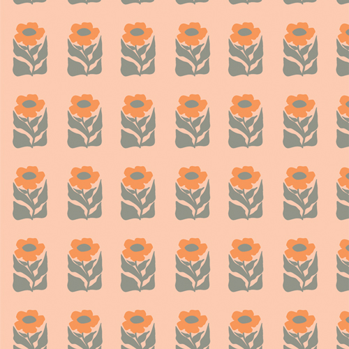 Petalled Stamp from Tangerine by AGF Studio for AGF (Avail May)