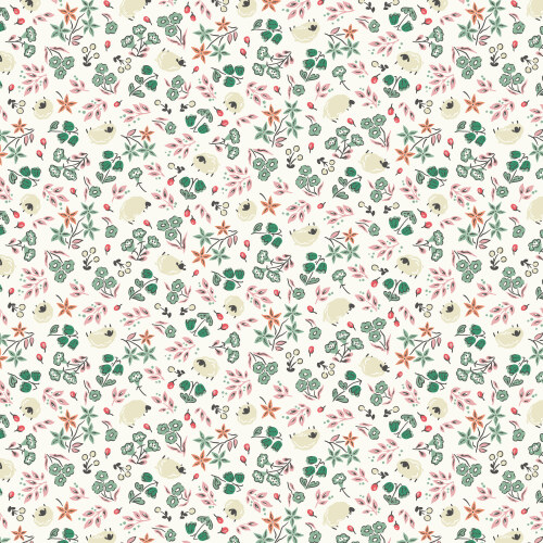 Scattered Flock in Mint from Little Bo by Kimberly Morgan for Cloud9 Fabrics (Avail Feb)