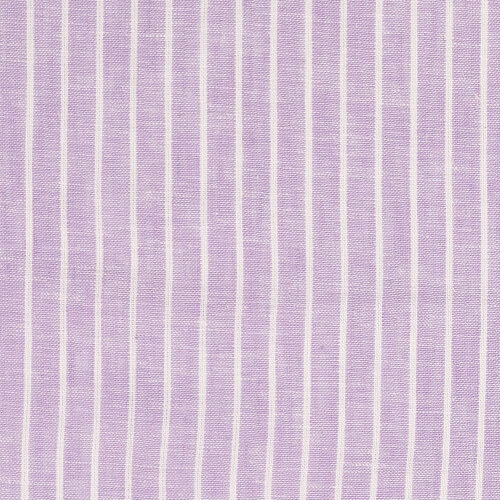 Lavender Yarn Dyed Wide Stripe Linen Cotton Blend From Carbury By Modelo Fabrics