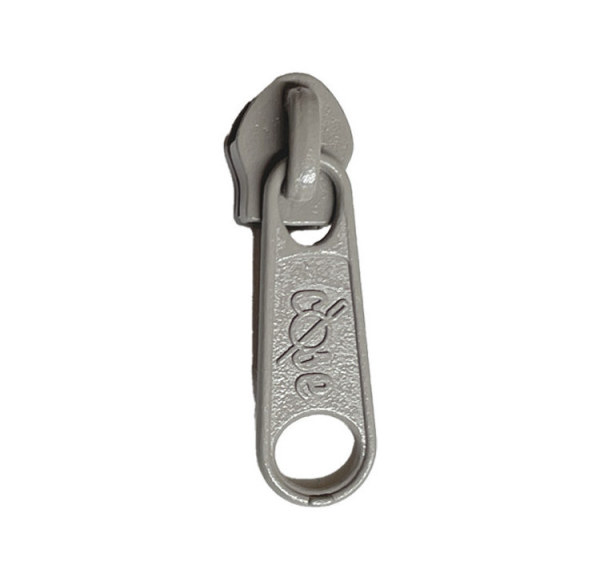 Light Grey Heavy Duty #5 Non-Lock Zipper Pull Bulk