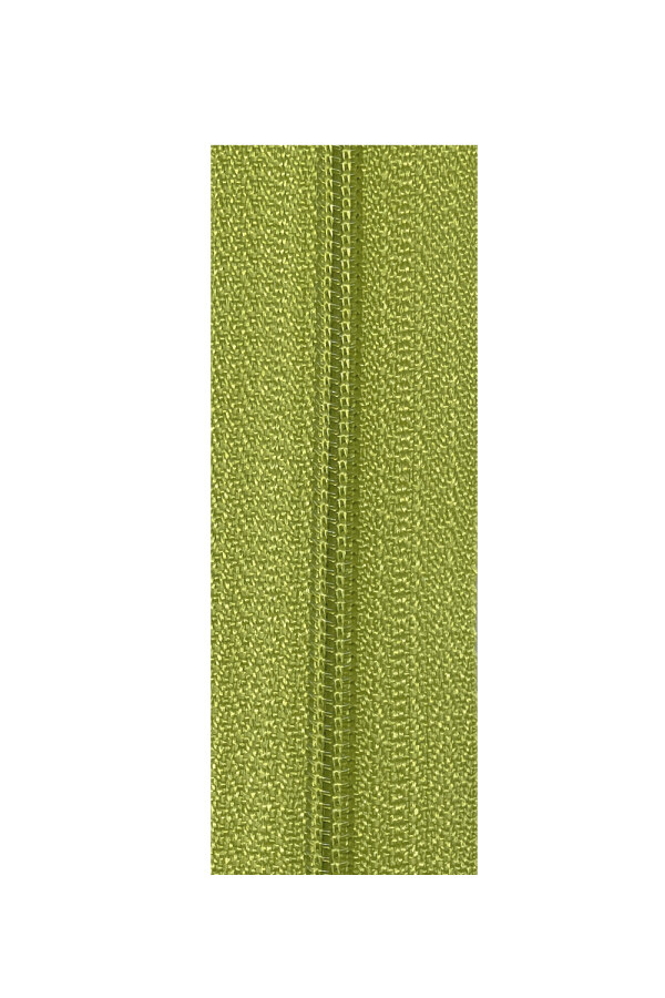 Chartreuse Standard #3 Continuous Zipper Tape Bulk