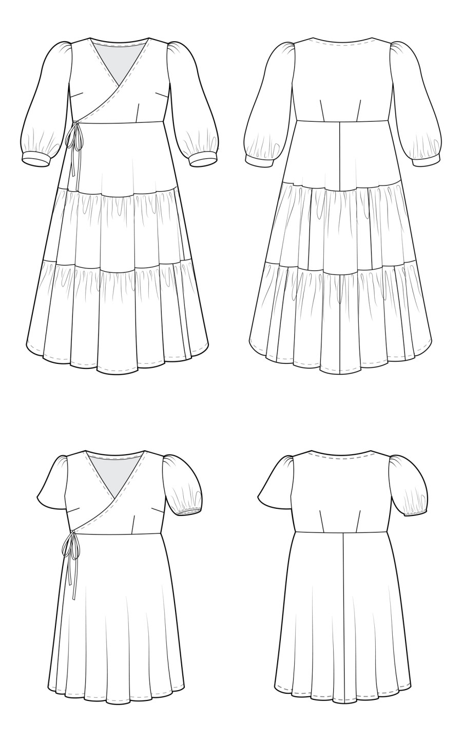 Roseclair Dress Pattern Size 12 - 32 By Cashmerette - Wholesale by ...