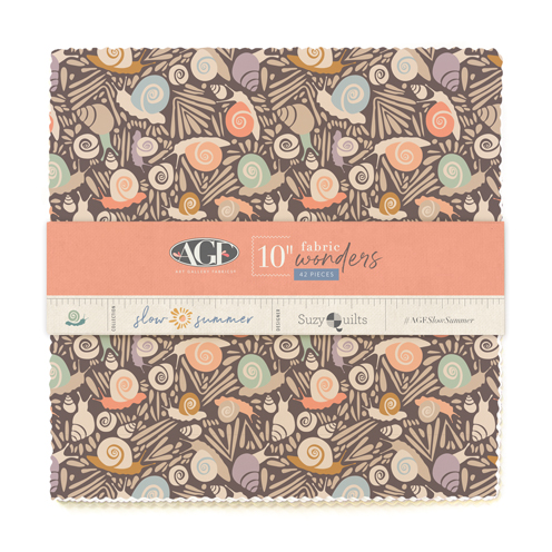 10in Fabric Wonders from Slow Summer by Suzy Quilts for AGF (Avail Mar)