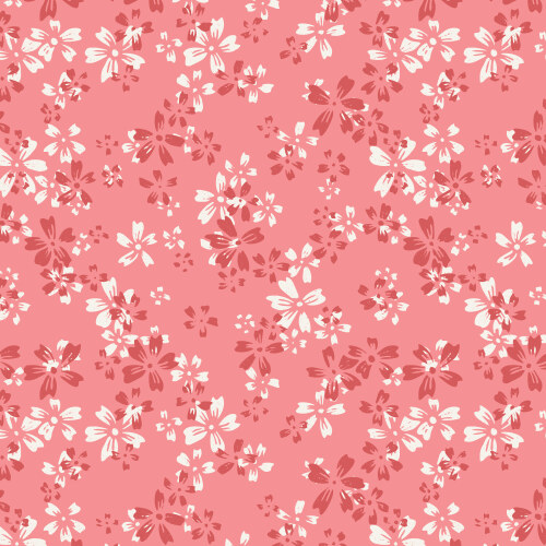 Wildflower in Pink from Eventide by Jillian Anderson for Cloud9 Fabrics (Avail Mar)