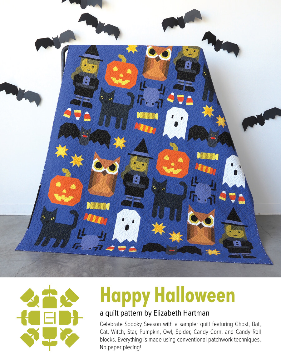 Happy Halloween Pattern By Elizabeth Hartman (Due Aug)