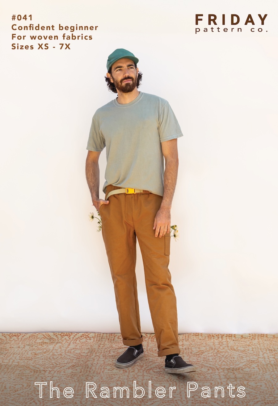 The Rambler Pants Pattern By Friday Pattern Company (Avail Oct)