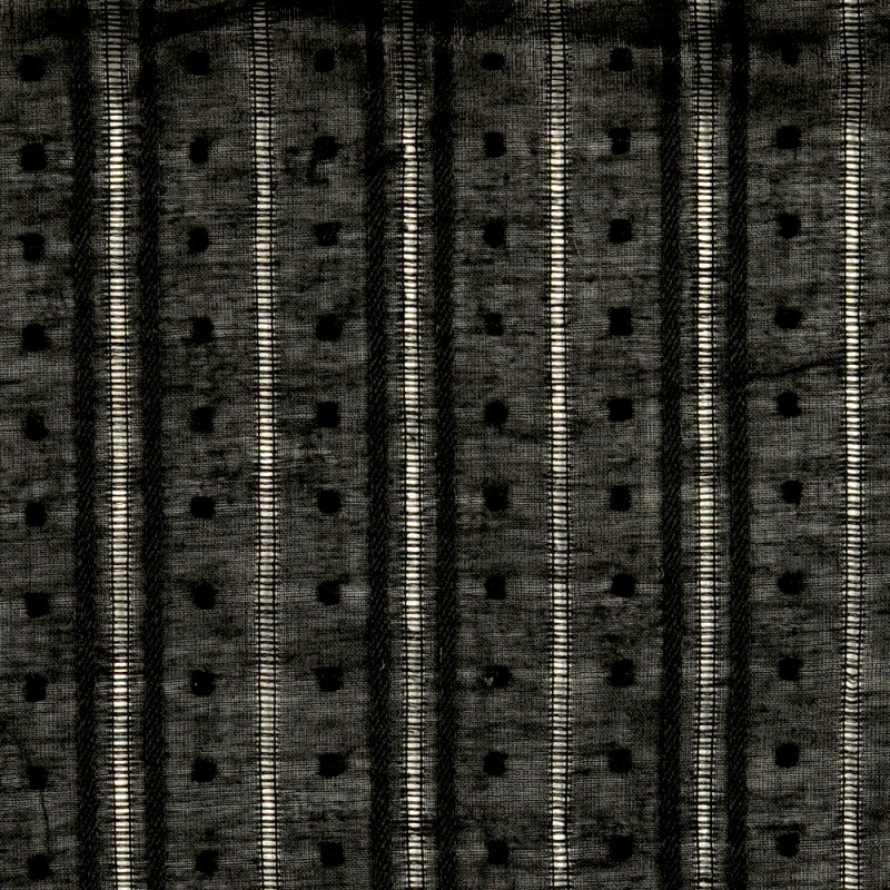Black Dobby Voile From Kaibo By Modelo Fabrics