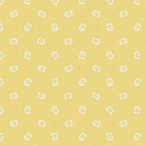 Blooming Dots from Cottage Garden in Gold by Kimberly Morgan for Cloud9 Fabrics (Avail Apr)