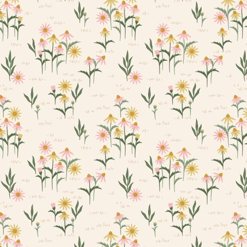 Floral Field from Naturally Wild by Ann Gardner for Cloud9 Fabrics (Avail Mar)