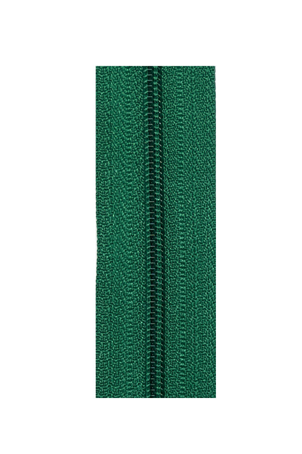 Pine Green Standard #3 Continuous Zipper Tape Bulk