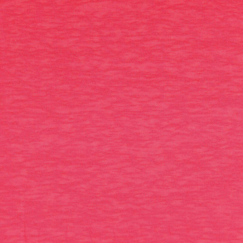 Pink Slub Viscose Jersey From Adana By Modelo Fabrics