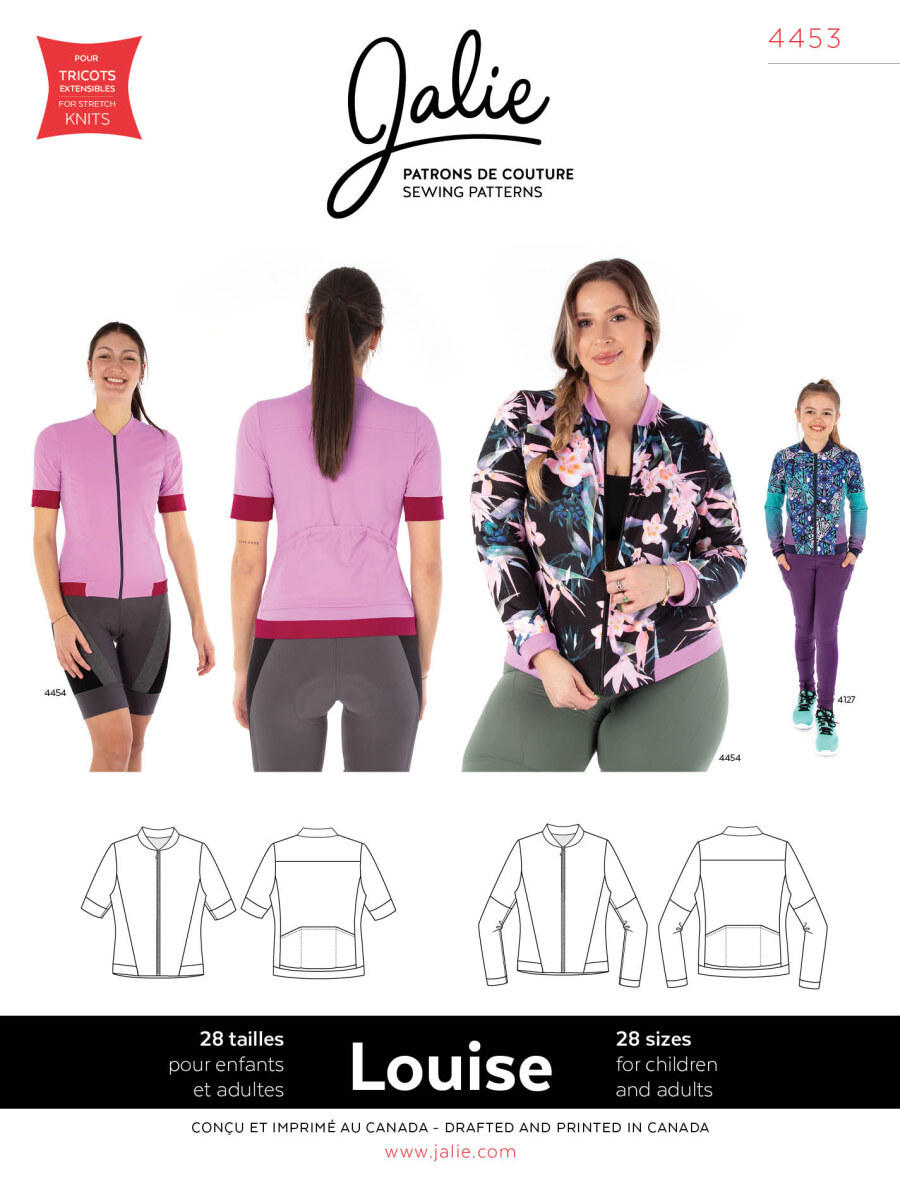 Louise Multi-Sport Jersey Pattern By Jalie