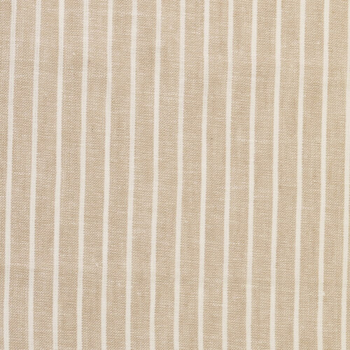 Sand Yarn Dyed Wide Stripe Linen Cotton Blend From Carbury By Modelo Fabrics