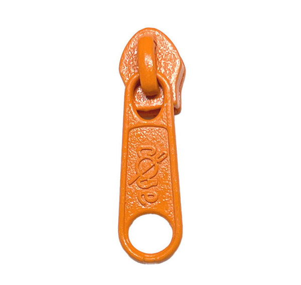 Orange Heavy Duty #5 Non-Lock Zipper Pull Bulk