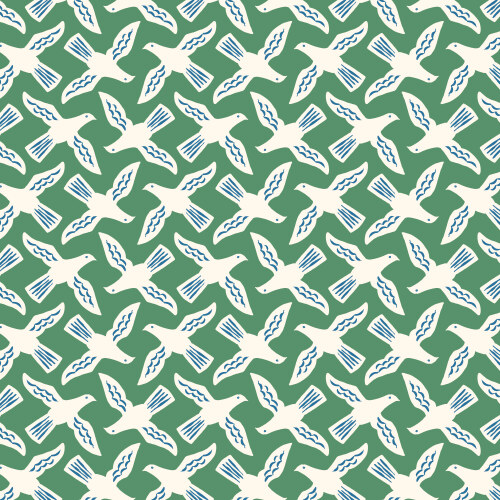 Flock in Green from Orchard Deco by Ariana Martin for Cloud9 Fabrics (Avail Feb)