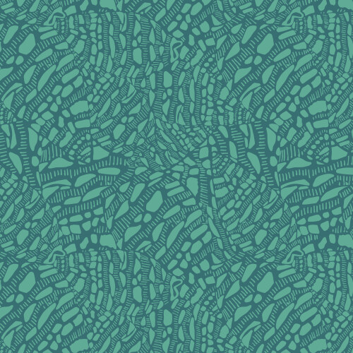 Neverending in Teal/Green from Seashell Serenade by Jayme Murray for Cloud9 Fabrics (Avail Jan)