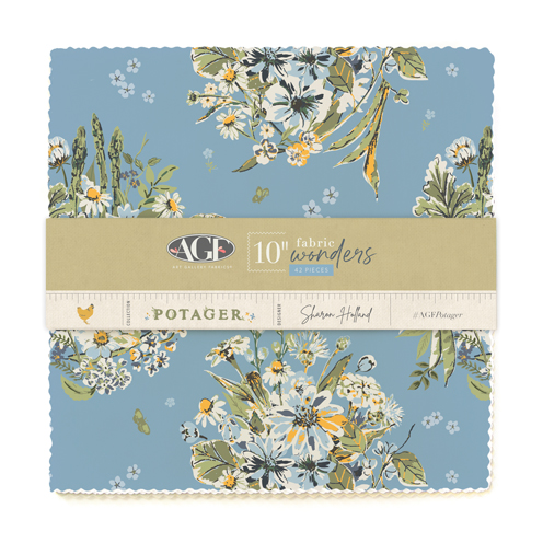 10in Fabric Wonders from Potager by Sharon Holland for AGF (Avail Mar)