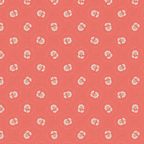 Blooming Dots from Cottage Garden in Red by Kimberly Morgan for Cloud9 Fabrics (Avail Apr)