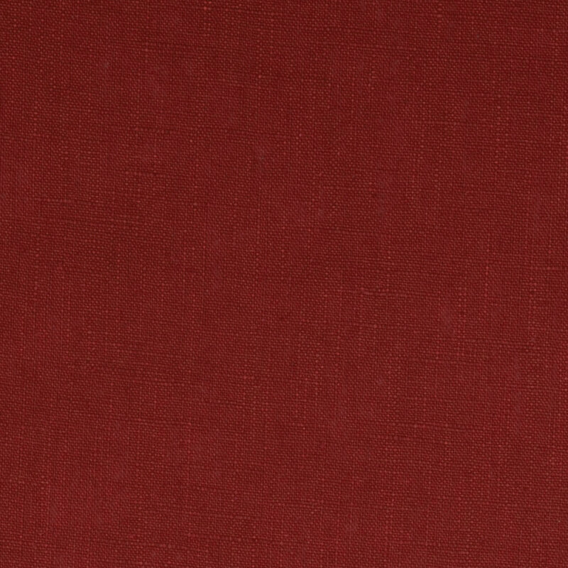 Brick Red Washed Linen From Carlow By Modelo Fabrics