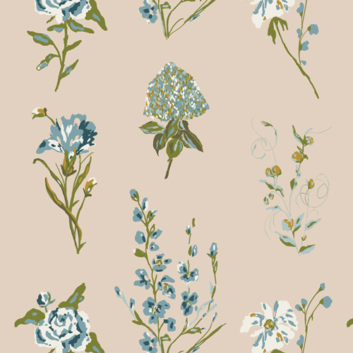 Garden Study Fresh in Linen Blend from Anthology by Bari J. for AGF (Avail May)