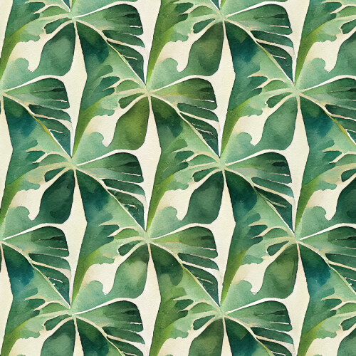 Monstera from Bali Dreams by Penn Gray Design for Cloud9 Fabrics (Avail Jan)