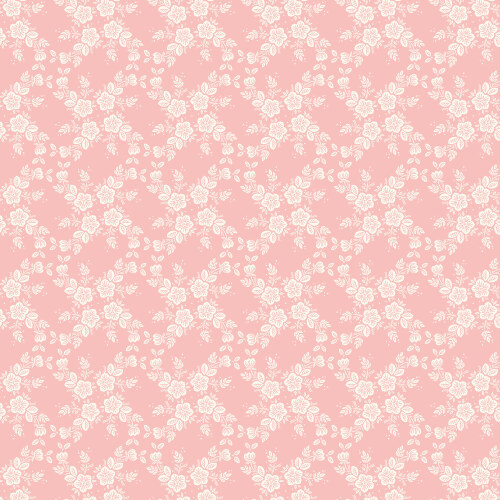 Lattice Vine from Cottage Garden in Pink by Kimberly Morgan for Cloud9 Fabrics (Avail Apr)