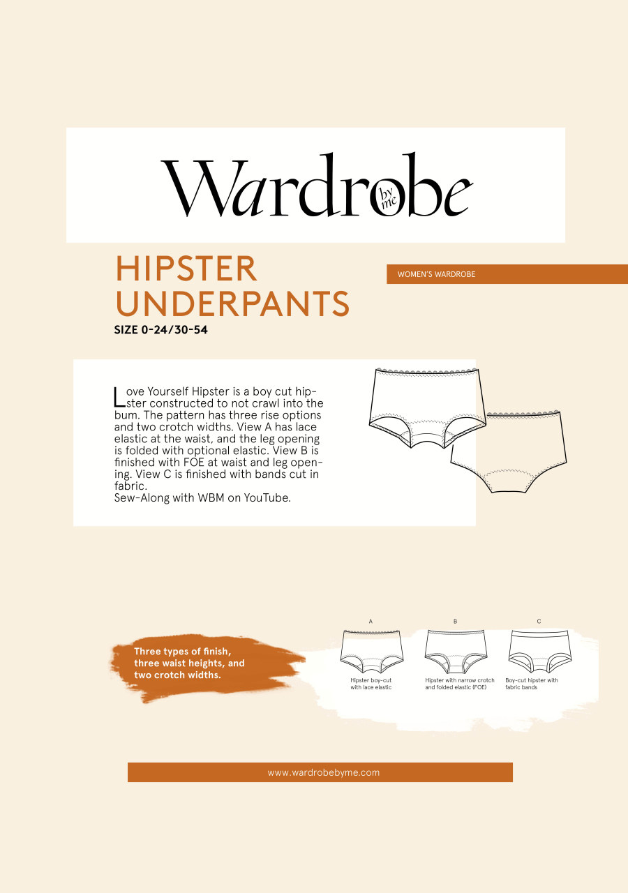 Hipster Underpants Pattern 0-24 (30-54)