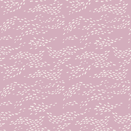 Fish School in Dusty Pink from Seashell Serenade by Jayme Murray for Cloud9 Fabrics (Avail Jan)