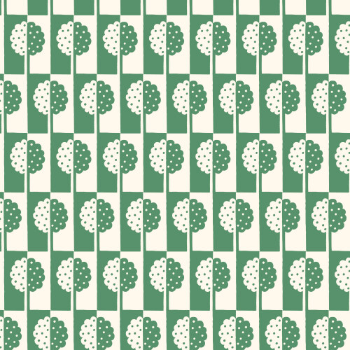 Holly Tree in Green from Orchard Deco by Ariana Martin for Cloud9 Fabrics (Avail Feb)