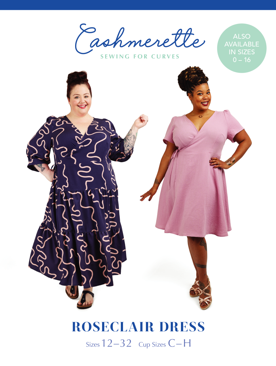 Roseclair Dress Pattern Size 12 - 32 By Cashmerette (Due May)