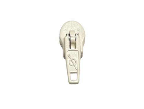 Cream Standard #3 Pinlock Zipper Pull Bulk